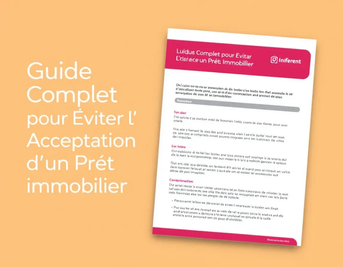 Guide Complet pour Éviter l'Acceptation d'un Prêt Immobilier