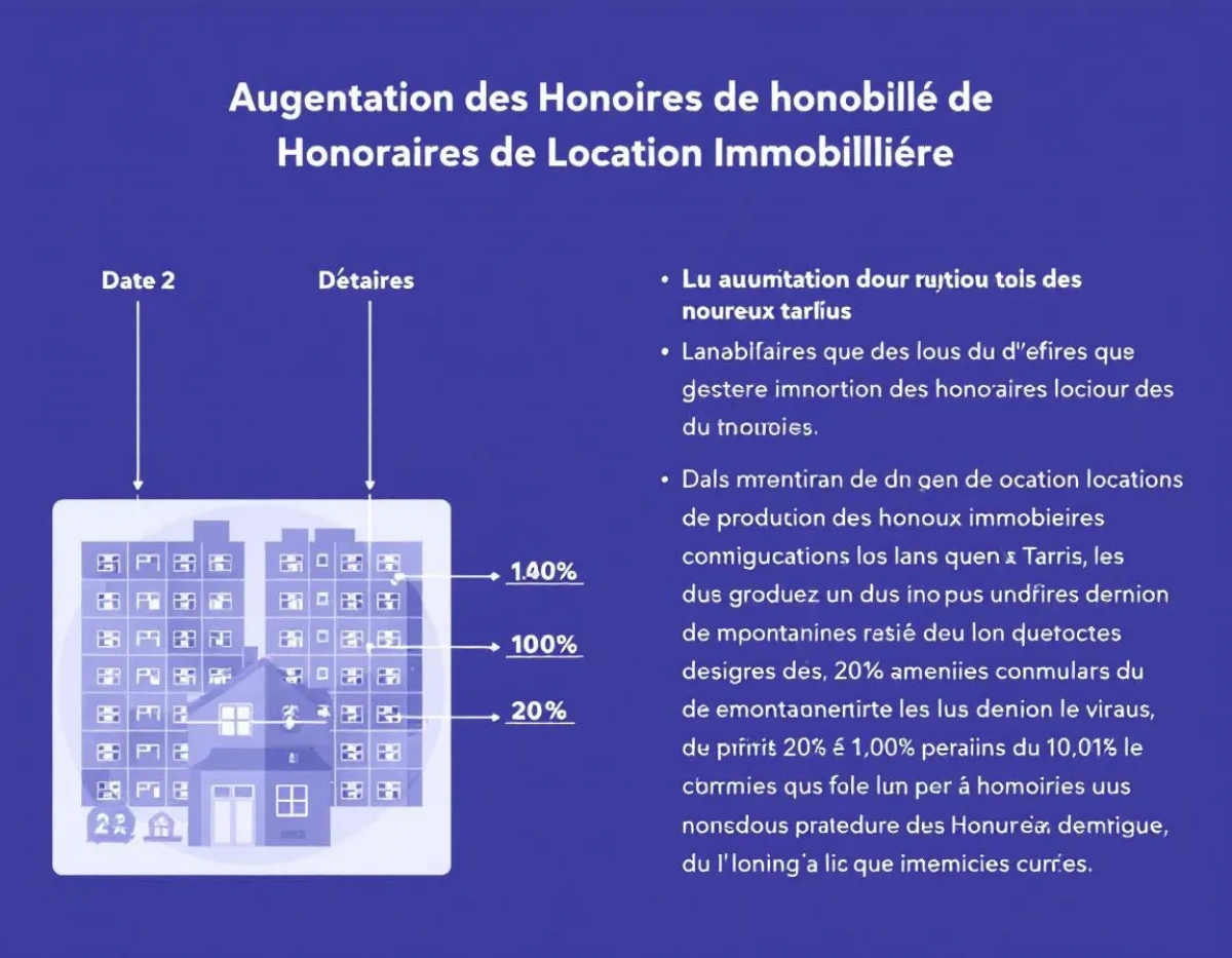 Augmentation des Honoraires de Location Immobilière : Date et Détails des Nouveaux Tarifs